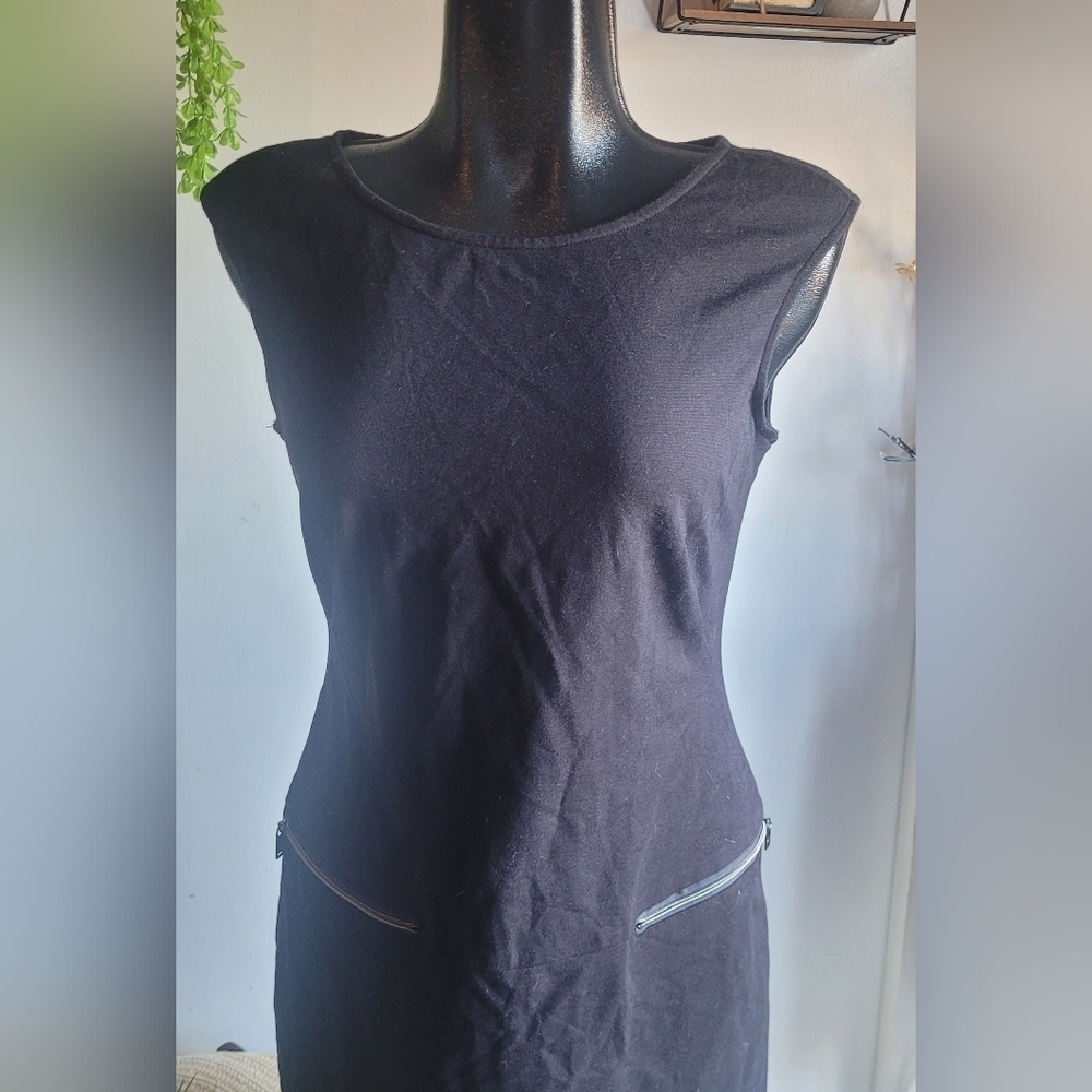 Marc New York Black Sleeveless Sheath Dress 6 - Picture 2 of 7